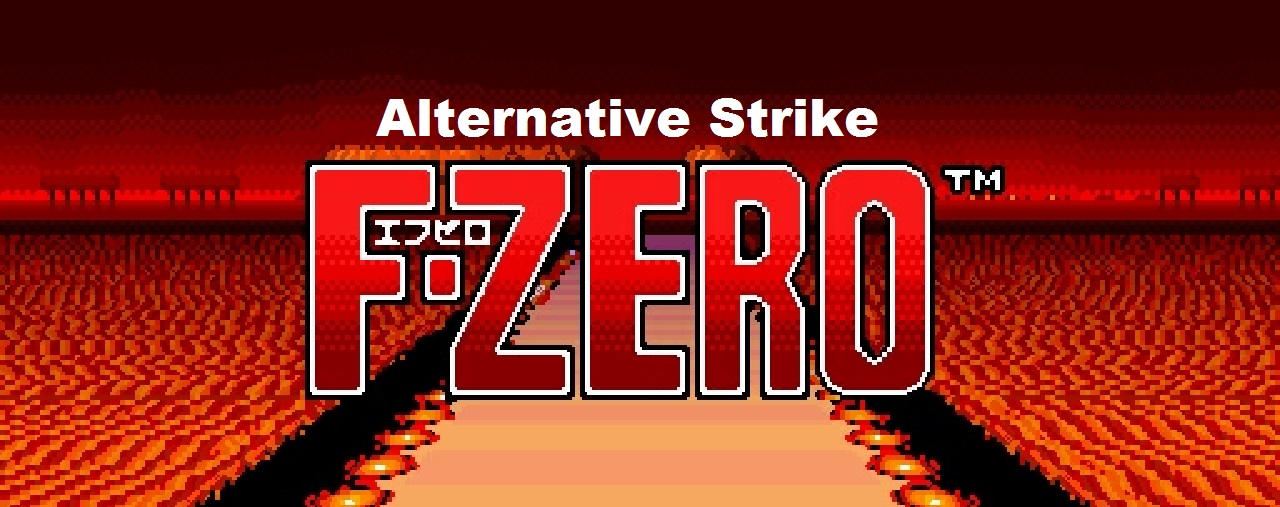 F-Zero - Alternative Strike Startbildschirm