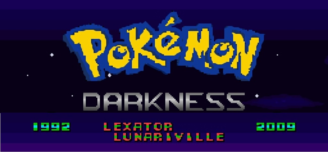 Pokémon Darkness Startbildschirm