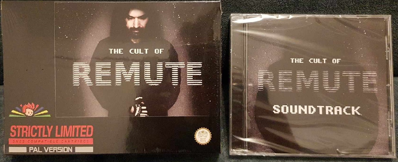 The Cult of Remute Album und SNES Verpackung Vorderseite